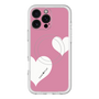 スリムプロテクションプレミアムケース with MagSafe［ Two Hearts - Pink ］