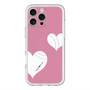 スリムプロテクションプレミアムケース with MagSafe［ Two Hearts - Pink ］