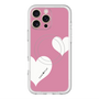 スリムプロテクションプレミアムケース with MagSafe［ Two Hearts - Pink ］