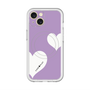 スリムプロテクションプレミアムケース with MagSafe［ Two Hearts - Purple ］
