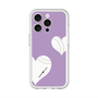 スリムプロテクションプレミアムケース with MagSafe［ Two Hearts - Purple ］