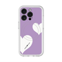 スリムプロテクションプレミアムケース with MagSafe［ Two Hearts - Purple ］