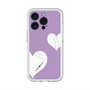 スリムプロテクションプレミアムケース with MagSafe［ Two Hearts - Purple ］