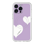 スリムプロテクションプレミアムケース with MagSafe［ Two Hearts - Purple ］