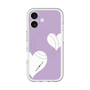 スリムプロテクションプレミアムケース with MagSafe［ Two Hearts - Purple ］