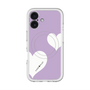 スリムプロテクションプレミアムケース with MagSafe［ Two Hearts - Purple ］