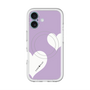 スリムプロテクションプレミアムケース with MagSafe［ Two Hearts - Purple ］