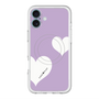 スリムプロテクションプレミアムケース with MagSafe［ Two Hearts - Purple ］