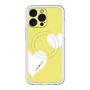 スリムプロテクションプレミアムケース with MagSafe［ Two Hearts - Yellow ］