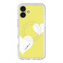 スリムプロテクションプレミアムケース with MagSafe［ Two Hearts - Yellow ］