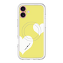 スリムプロテクションプレミアムケース with MagSafe［ Two Hearts - Yellow ］