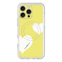 スリムプロテクションプレミアムケース with MagSafe［ Two Hearts - Yellow ］