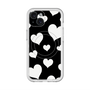 スリムプロテクションプレミアムケース with MagSafe［ Dot Hearts - Black ］