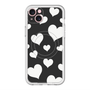 スリムプロテクションプレミアムケース with MagSafe［ Dot Hearts - Black ］
