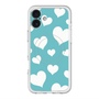 スリムプロテクションプレミアムケース with MagSafe［ Dot Hearts - Blue ］
