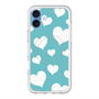 スリムプロテクションプレミアムケース with MagSafe［ Dot Hearts - Blue ］