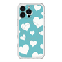 スリムプロテクションプレミアムケース with MagSafe［ Dot Hearts - Blue ］