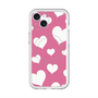 スリムプロテクションプレミアムケース with MagSafe［ Dot Hearts - Pink ］