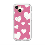 スリムプロテクションプレミアムケース with MagSafe［ Dot Hearts - Pink ］