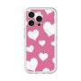 スリムプロテクションプレミアムケース with MagSafe［ Dot Hearts - Pink ］