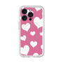 スリムプロテクションプレミアムケース with MagSafe［ Dot Hearts - Pink ］