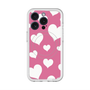 スリムプロテクションプレミアムケース with MagSafe［ Dot Hearts - Pink ］