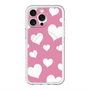 スリムプロテクションプレミアムケース with MagSafe［ Dot Hearts - Pink ］