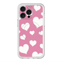 スリムプロテクションプレミアムケース with MagSafe［ Dot Hearts - Pink ］