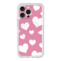 スリムプロテクションプレミアムケース with MagSafe［ Dot Hearts - Pink ］