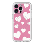 スリムプロテクションプレミアムケース with MagSafe［ Dot Hearts - Pink ］