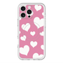 スリムプロテクションプレミアムケース with MagSafe［ Dot Hearts - Pink ］
