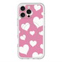 スリムプロテクションプレミアムケース with MagSafe［ Dot Hearts - Pink ］