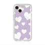スリムプロテクションプレミアムケース with MagSafe［ Dot Hearts - Purple ］
