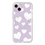 スリムプロテクションプレミアムケース with MagSafe［ Dot Hearts - Purple ］