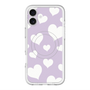 スリムプロテクションプレミアムケース with MagSafe［ Dot Hearts - Purple ］