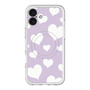 スリムプロテクションプレミアムケース with MagSafe［ Dot Hearts - Purple ］