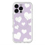 スリムプロテクションプレミアムケース with MagSafe［ Dot Hearts - Purple ］