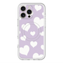 スリムプロテクションプレミアムケース with MagSafe［ Dot Hearts - Purple ］