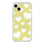 スリムプロテクションプレミアムケース with MagSafe［ Dot Hearts - Yellow ］