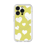 スリムプロテクションプレミアムケース with MagSafe［ Dot Hearts - Yellow ］