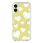 スリムプロテクションプレミアムケース with MagSafe［ Dot Hearts - Yellow ］