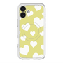 スリムプロテクションプレミアムケース with MagSafe［ Dot Hearts - Yellow ］