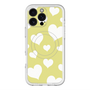 スリムプロテクションプレミアムケース with MagSafe［ Dot Hearts - Yellow ］