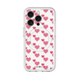スリムプロテクションプレミアムケース with MagSafe［ Stripe Hearts - Pink ］