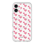 スリムプロテクションプレミアムケース with MagSafe［ Stripe Hearts - Pink ］