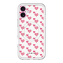 スリムプロテクションプレミアムケース with MagSafe［ Stripe Hearts - Pink ］