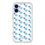 スリムプロテクションプレミアムケース with MagSafe［ Stripe Hearts - Blue ］