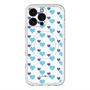 スリムプロテクションプレミアムケース with MagSafe［ Stripe Hearts - Blue ］