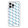 スリムプロテクションプレミアムケース with MagSafe［ Stripe Hearts - Blue ］