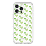 スリムプロテクションプレミアムケース with MagSafe［ Stripe Hearts - Green ］